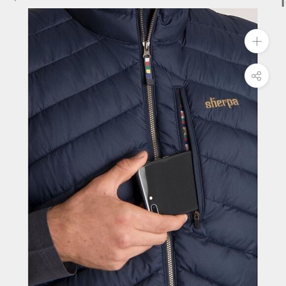 LIKE NEW MENS XL SHERPA ANNAPURNA FEATHERLESS VEST - Picture 5 of 11